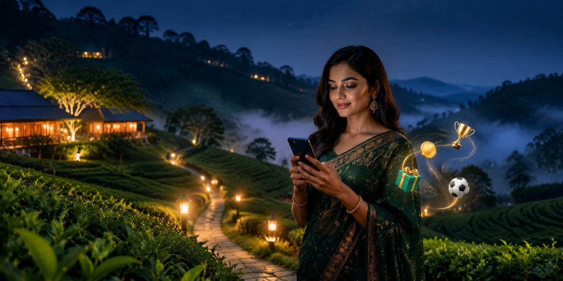 গাজীপুরের চা বাগানে মোবাইলে স্পোর্টস বেটিং উপভোগ
